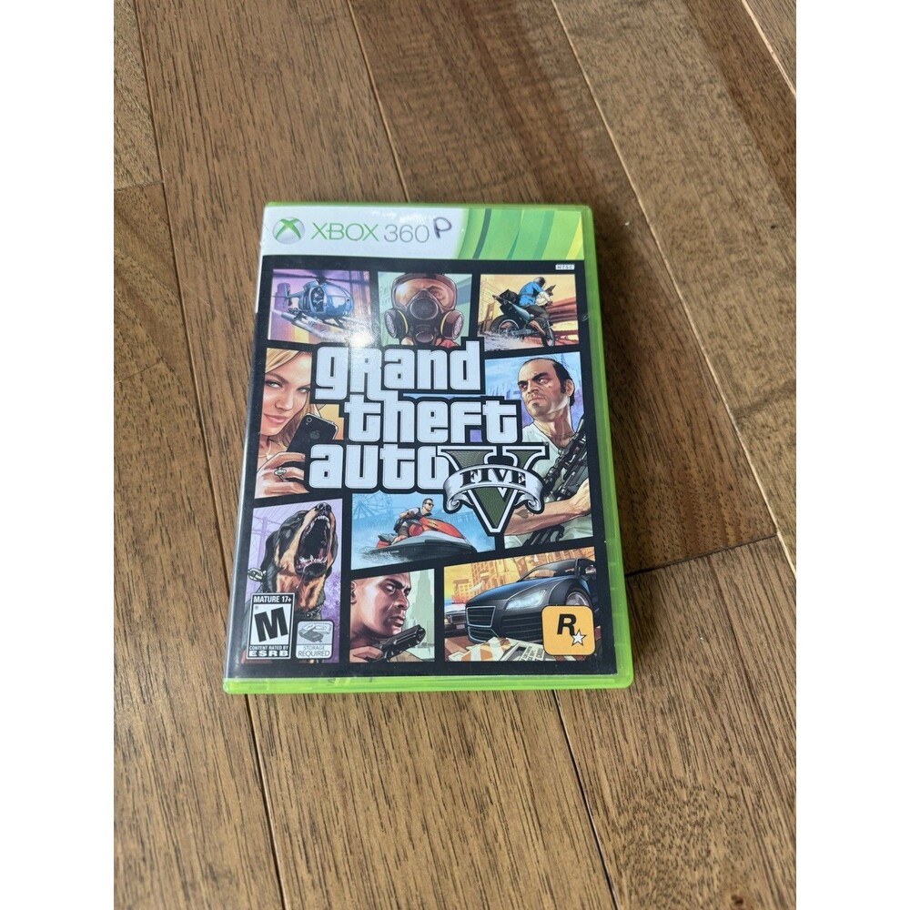 Awesome Xbox 360 Game GTA Grand Theft Auto V Complete With Map